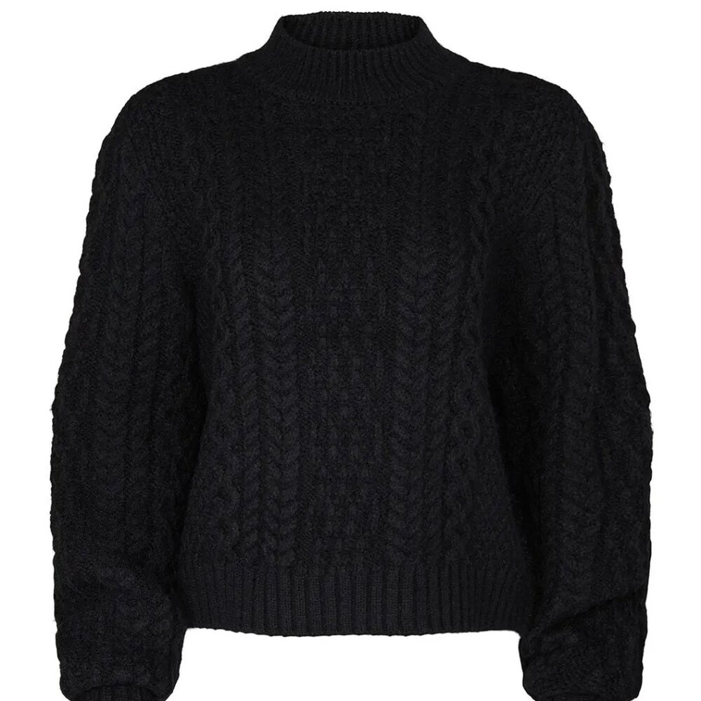 EUC NEON BLONDE Stella Sweater in Black Sz L - Picture 2 of 5